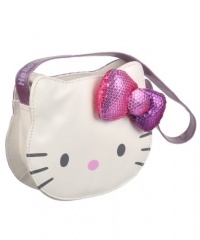 Hello Kitty Cutout Purse - white, one size