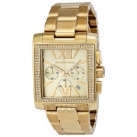 Michael Kors Uptown Glam GIA Chronograph Gold-tone Ladies Watch MK5673