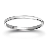 Bling Jewelry .925 Sterling Silver Wedding Band Thumb Toe Ring 2mm