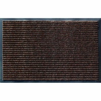 Apache Mills 60-043-1410 Enviroback Apache Rib Doormat, Cocoa, 18-Inch by 27-Inch