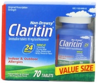 Claritin 24 Hour Non Drowsy Allergy Tablet, 70 Count