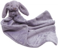 Jellycat Bashful Bunny Plum Soother 18 Blankie