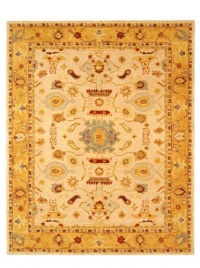 Safavieh Anatolia Collection Handmade Rug, Ivory/Gold, 8' x 10'