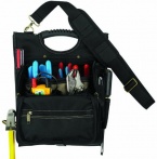 Custom LeatherCraft 1509 21-Pocket Zippered Professional Electricians Tool Pouch