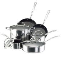 Farberware Millennium Stainless Steel Nonstick 10-Piece Cookware Set