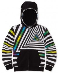 Volcom Boys 8-20 Inyoface Full Zip Youth Hoodie, White, Medium