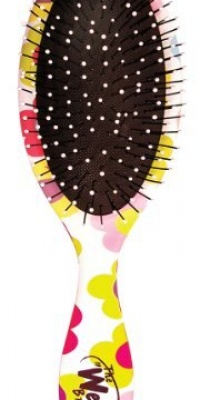 The Wet Brush Happy Hair Daisy - Rubberized Wet Detangle Shower Brush