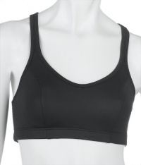 Champion Women's Shape T-Back Sports Bra, Black, 34B