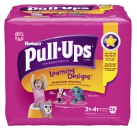 Pull-Ups Learning Design Training Pants, Size 3T - 4T, Girl, 50 Count (Pack of 2)