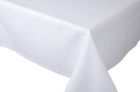 Now Designs 55 by 55-Inch Spectrum Tablecloth, White