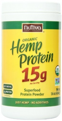 Nutiva Organic Hemp Protein 15 g, 16-Ounce Container