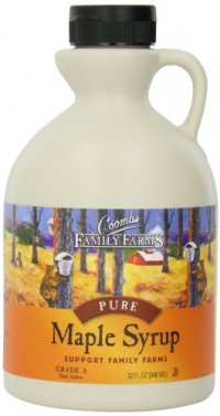 Coombs Family Farms 100% Pure Maple Syrup, Dark Amber, 32-Ounce