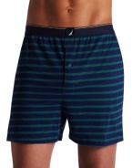 Nautica Men's On Par Stripe Boxer