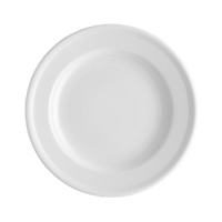 Just like a downtown loft, this dinner plate from Thomas for Rosenthal has a cool and clean look - an excellent match for a contemporary table.