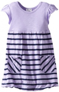 Splendid Littles Baby-girls Newborn Miami Stripe Dress, Purple, 3-6 Months