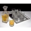 Godinger Dublin 6-Piece Crystal Whiskey Decanter Set