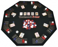 Trademark Poker Texas Traveller Table Top & Chip Travel Set