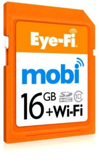 Eye-Fi Mobi 16 GB SDHC Class 10 Wireless Memory Card, Frustration Free Packaging (MOBI-16-FF)