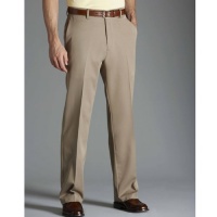 Haggar Men's Big-Tall Cool 18 Gabardine Plain Front Pant