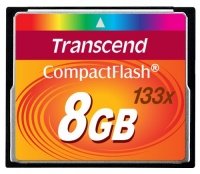 Transcend 8 GB 133x CompactFlash Memory Card TS8GCF133