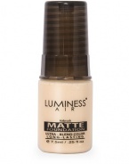 For the most flawless Matte finish, sheer to full coverage to ALL skin imperfections. Oil-free, mineral based, alcohol & paraben free, long-wearing and lasting. Matte Foundation is a water-based foundation.Luminess Foundation gives optimal coverage acting as a concealer and foundation in one. Helps hide and conceal skin conditions such as acne, rosacea, blemishes, discoloration, melasma, port wine stains, even birthmarks. .55 fl. oz. 