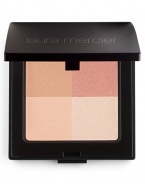 Laura Mercier Illuminating Powder is comprised of four difference shades in one colour family that blends perfectly on to the skin, adding illumination and radiance to any skin tone. The silky smooth formula applies naturally and evenly while adhering to the skin providing longer wear. 