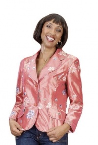 Aris A Embroidered Floral Jacket EJ512-9