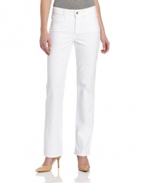 NYDJ Women's Hayden Straight Leg Twill Jean, Optic White, 2