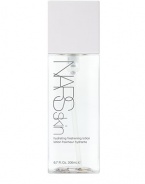 Refreshing and moisturizing, this multi-beneficial softening lotion instantly supports skin hydration and renewal. Essential moisture is imparted with Nars exclusive Active Phytoseed Complex. The addition of an exfoliating compound loosens and lifts dead skin cells and smoothes away dullness to reveal brighter, fresher skin. 6.7 oz. 