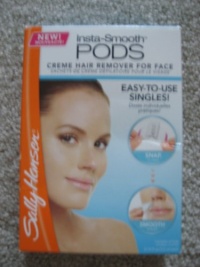 Sally Hansen Insta-Smooth Pods Creme Hair Remover for Face, 6-Count 0.12 Ounce