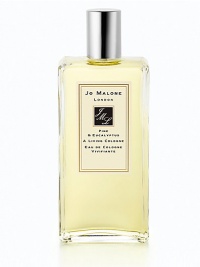 Savor the season with Pine & Eucalyptus, a limited-edition scent from Jo Malone London that captures the essence of winter. The crisp aroma of sweet pine is woven with velvety eucalyptus to create a revitalising fragrance. A first-of-its-kind, Living Cologne is a brilliant way to scent your skin and extend to infuse any environment. 6.8 oz. 