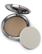 COMPACT MAKEUP is an ultra-smooth, ultra-fine powder foundation that keeps oily skin looking beautifully matte. Coated pigments and powders protect skin against any possible irritation. Effective in all climates, Compact Makeup keeps skin hydrated, diminishes fine lines and offers protection from UVA/UVB rays. Comes in a galvanized nickel compact with mirror and sponge. 