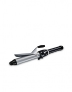 A state-of-the-art, professional curling iron is engineered with tourmaline ceramic patented technology which emits ionic energy and far infrared heat to seal in moisture and reduce frizz for glamorously shiny, healthy hair. The secret to getting great curls is applying an instant, optimal level of heat.