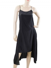 DKNY Dress - Black Runway Long Length Spaghetti Strap Dress Size Petite