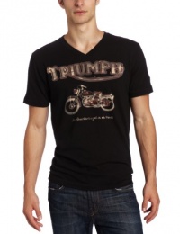 Lucky Brand Mens Triumph World's Fastest Graphic Tee