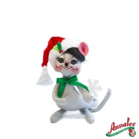 6 White Christmas Mouse by Annalee