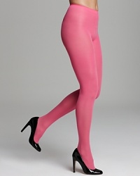 Brighten up your favorite winter ensemble with comfortable opaque tights in fun fashion colors.