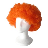 SeasonsTrading Economy Orange Afro Wig ~ Halloween Costume Party Wig (STC13013)