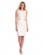 Calvin Klein Women's Piped Sheath Dress