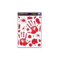 Bloody Handprint Clings Party Accessory (1 count) (22/Sh)