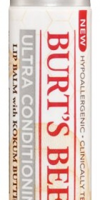 Burt's Bees Ultra Conditioning Lip Balm with Kokum Butter (Pack of 2)