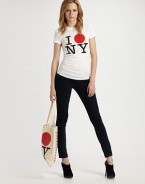 Show your support along with over 60 fashion designers in this cotton graphic tee. Fashion Girls for Japan will donate 100% of the proceeds from the sale of this tee towards disaster relief efforts in Japan.Crewneck Short sleeves Pullover style About 25 from shoulder to hem Cotton Machine wash Imported