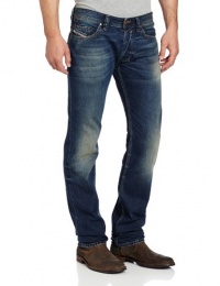 Diesel Men's Safado Regular Slim Straight Leg Jean 0807U, Denim, 31x34