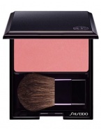 All-day true color. Silky-smooth finish. Beautiful, shiny color with just one stroke. Glides onto skin smoothly to create a naturally contoured look. Available in 6 shades: 4 healthy, rosy blushes and 2 multi-purpose highlighters. Create a multi-dimensional look with blush and highlighters to add depth and glowing radiance.Call Saks Fifth Avenue New York, (212) 753-4000 x2154, or Beverly Hills, (310) 275-4211 x5492, for a complimentary Beauty Consultation. ASK SHISEIDOFAQ 