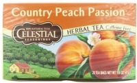 Celestial Seasonings Herb Tea, Country Peach Passion, 20-Count Tea Bags (Pack of 6)