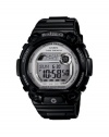 Casio Women's BLX103-1 Baby-G Black Resin G-Lide Digital Mirror Dial Sport Watch