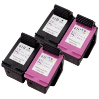 Sophia Global Remanufactured Ink Cartridge Replacement for HP 61 -2 Black, 2 Color