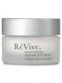 This powerful eye perfecting cream significantly increases cell renewal and deeply hydrates to reduce the appearance of fine lines and wrinkles around the eyes. A scientifically-advanced Bio-Renewal Protein works with our exclusive Restorative Eye Complex to retexturize and renew the skin without irritating the delicate eye area. Eyes look brighter and more vibrant. Now eyes can experience the legendary Révive Glow.