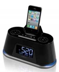 Unique styling and big sound - the Unwind from HDMX charges and plays your iPhone, iPod and iPad right next to your in bed!