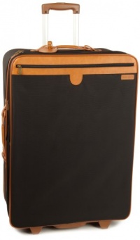 Hartmann Luggage Packcloth 27 Inch Expandable Mobile Traveler Suitcase, Black, One Size